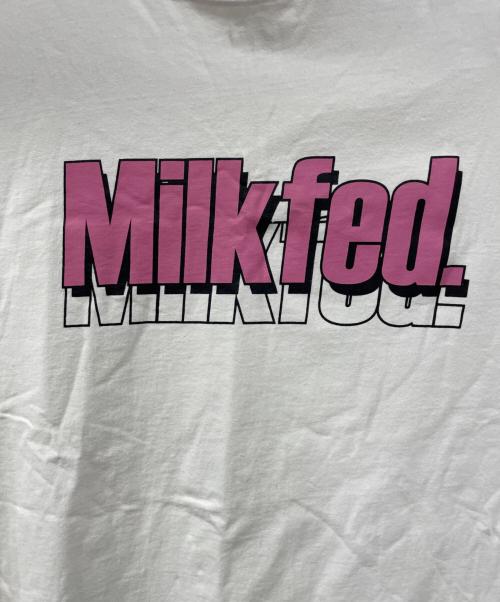 MILK FED.（ミルクフェド）MILK FED. (ミルクフェド) 半袖カットソー ホワイト サイズ:ONE SIZEの古着・服飾アイテム
