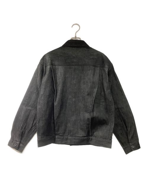 430 FOURTHIRTY（フォーサーティー）430 FOURTHIRTY (フォーサーティー) デニムジャケット ブラック サイズ:2 未使用品の古着・服飾アイテム