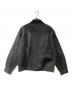 430 FOURTHIRTY (フォーサーティー) デニムジャケット ブラック サイズ:2 未使用品：12000円