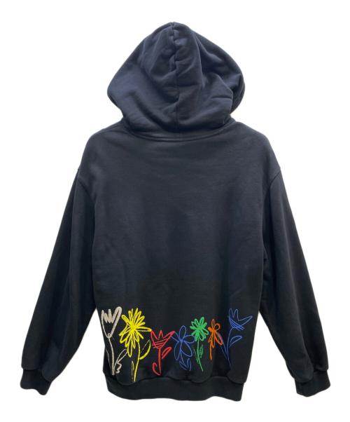 adidas（アディダス）adidas (アディダス) プルオーバーパーカー ブラック サイズ:Lの古着・服飾アイテム