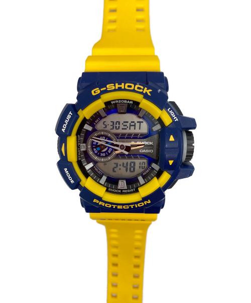 CASIO（カシオ）CASIO (カシオ) デジタルウォッチ ネイビー×イエローの古着・服飾アイテム