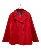 BURBERRY LONDONバーバリーロンドン）の古着「Pコートジャケット」｜レッド