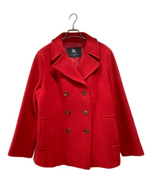 BURBERRY LONDON（バーバリーロンドン）BURBERRY LONDON (バーバリーロンドン) Pコートジャケット レッド サイズ:15の古着・服飾アイテム
