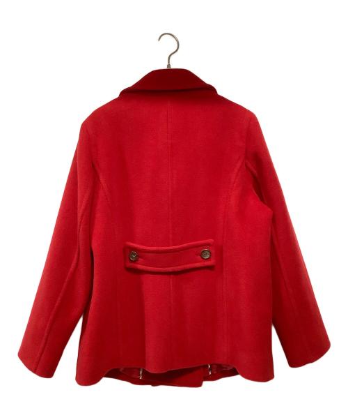 BURBERRY LONDON（バーバリーロンドン）BURBERRY LONDON (バーバリーロンドン) Pコートジャケット レッド サイズ:15の古着・服飾アイテム