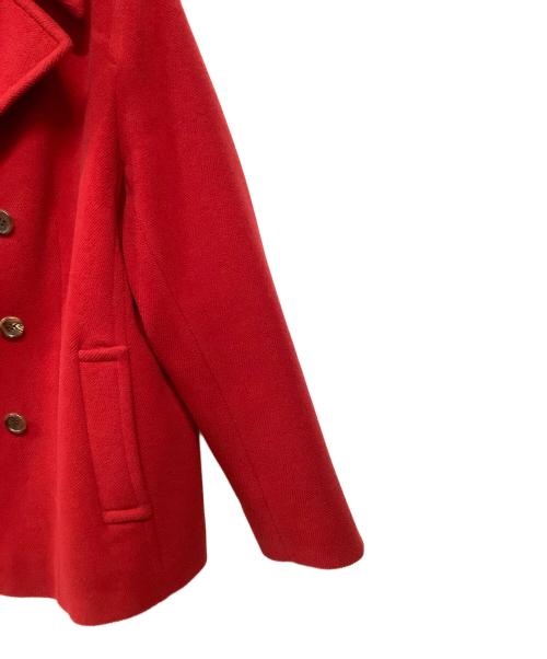 BURBERRY LONDON（バーバリーロンドン）BURBERRY LONDON (バーバリーロンドン) Pコートジャケット レッド サイズ:15の古着・服飾アイテム