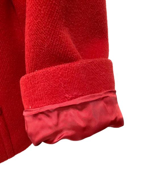 BURBERRY LONDON（バーバリーロンドン）BURBERRY LONDON (バーバリーロンドン) Pコートジャケット レッド サイズ:15の古着・服飾アイテム