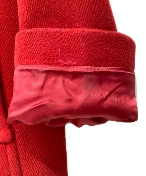 BURBERRY LONDON（バーバリーロンドン）BURBERRY LONDON (バーバリーロンドン) Pコートジャケット レッド サイズ:15の古着・服飾アイテム