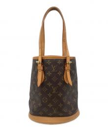 LOUIS VUITTON（ルイ ヴィトン）の古着「モノグラム ミニバケットPM」｜ブラウン