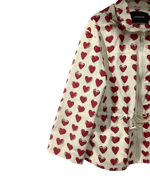 COACH（コーチ）COACH (コーチ) フーデッドジャケット ベージュ サイズ:Sの古着・服飾アイテム