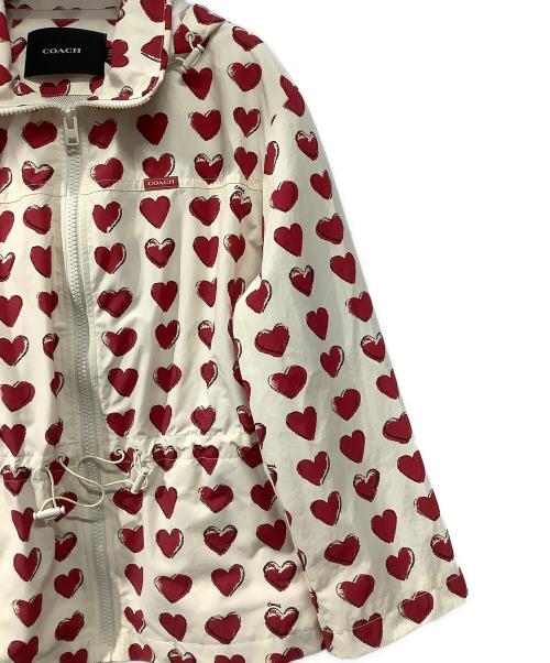 COACH（コーチ）COACH (コーチ) フーデッドジャケット ベージュ サイズ:Sの古着・服飾アイテム