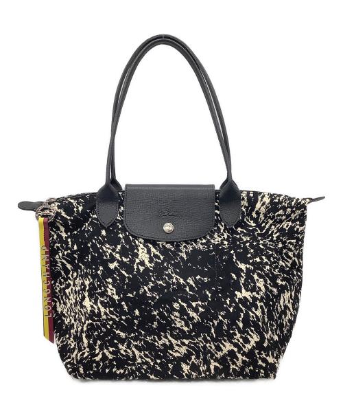 LONGCHAMP（ロンシャン）LONGCHAMP (ロンシャン) ハンドバッグ ブラックの古着・服飾アイテム
