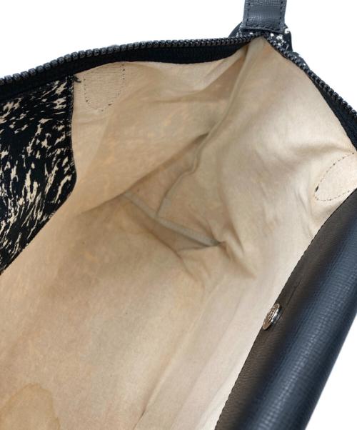 LONGCHAMP（ロンシャン）LONGCHAMP (ロンシャン) ハンドバッグ ブラックの古着・服飾アイテム