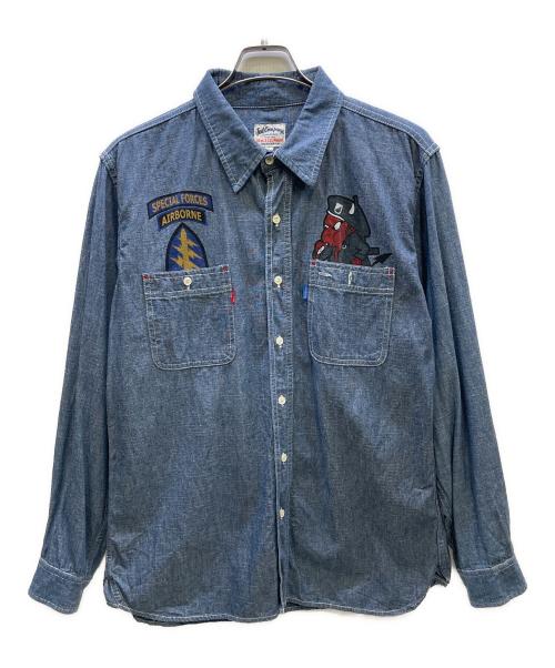 TED COMPANY（テッドカンパニー）TED COMPANY (テッドカンパニー) 長袖シャツ スカイブルー サイズ:Lの古着・服飾アイテム