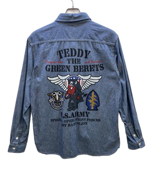 TED COMPANY（テッドカンパニー）TED COMPANY (テッドカンパニー) 長袖シャツ スカイブルー サイズ:Lの古着・服飾アイテム