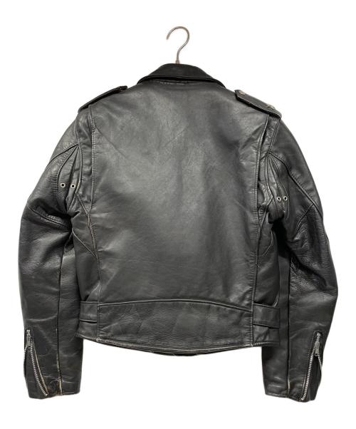 Schott（ショット）Schott (ショット) ダブルライダースジャケット ブラック サイズ:38の古着・服飾アイテム