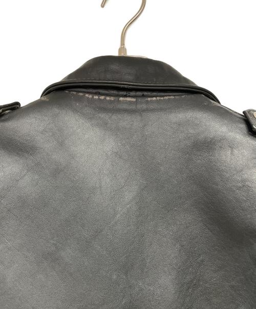 Schott（ショット）Schott (ショット) ダブルライダースジャケット ブラック サイズ:38の古着・服飾アイテム