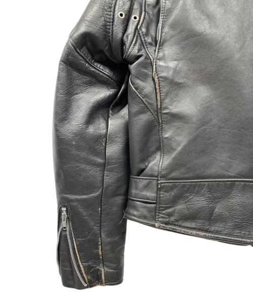 Schott（ショット）Schott (ショット) ダブルライダースジャケット ブラック サイズ:38の古着・服飾アイテム
