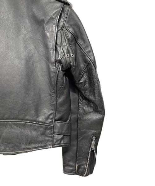 Schott（ショット）Schott (ショット) ダブルライダースジャケット ブラック サイズ:38の古着・服飾アイテム