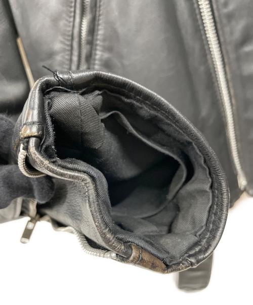 Schott（ショット）Schott (ショット) ダブルライダースジャケット ブラック サイズ:38の古着・服飾アイテム