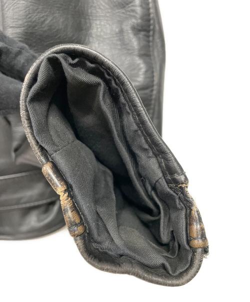 Schott（ショット）Schott (ショット) ダブルライダースジャケット ブラック サイズ:38の古着・服飾アイテム