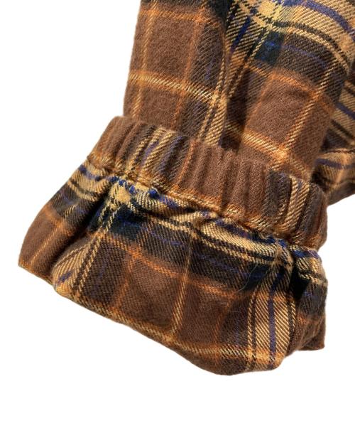 BEAMS（ビームス）BEAMS (ビームス) STARBUCKS COFFEE (スターバックスコーヒー) クレイジーパターンフードネルブルゾン ベージュ ベージュ サイズ:XL 未使用品の古着・服飾アイテム