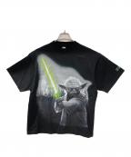 STAR WARS×FREAK'S STOREスターウォーズ×フリークスストア）の古着「STARWARS EP2 YODA maythe4th TEE」｜ブラック