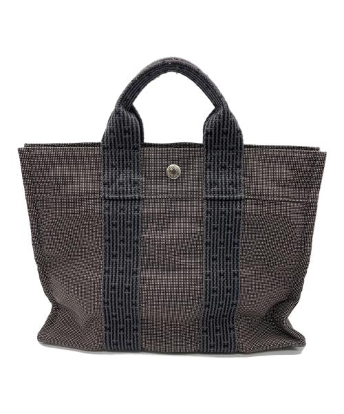 HERMES（エルメス）HERMES (エルメス) エールライントートPM グレーの古着・服飾アイテム