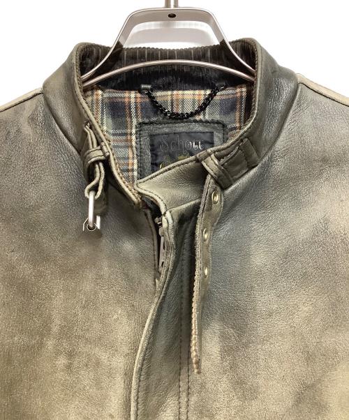 Schott（ショット）Schott (ショット) ライダースジャケット オリーブ サイズ:Lの古着・服飾アイテム