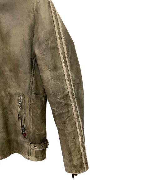 Schott（ショット）Schott (ショット) ライダースジャケット オリーブ サイズ:Lの古着・服飾アイテム