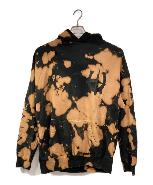 CTLS（カタリスト）CTLS (カタリスト) プルオーバーパーカー ブラック×ブラウン サイズ:1の古着・服飾アイテム