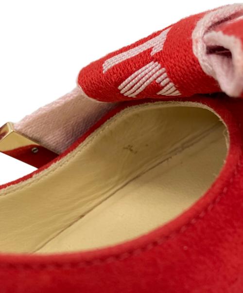 JIMMY CHOO（ジミーチュウ）JIMMY CHOO (ジミーチュウ) ポインテッドトゥパンプス レッド サイズ:23㎝の古着・服飾アイテム