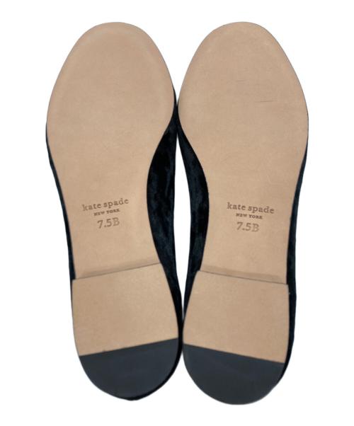 Kate Spade（ケイトスペード）Kate Spade (ケイトスペード) フラットシューズ ブラック サイズ:7.5Bの古着・服飾アイテム