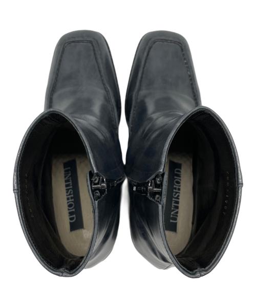 UNTISHOLD（アンチショルド）UNTISHOLD (アンチショルド) ブーツ ブラック サイズ:23㎝の古着・服飾アイテム