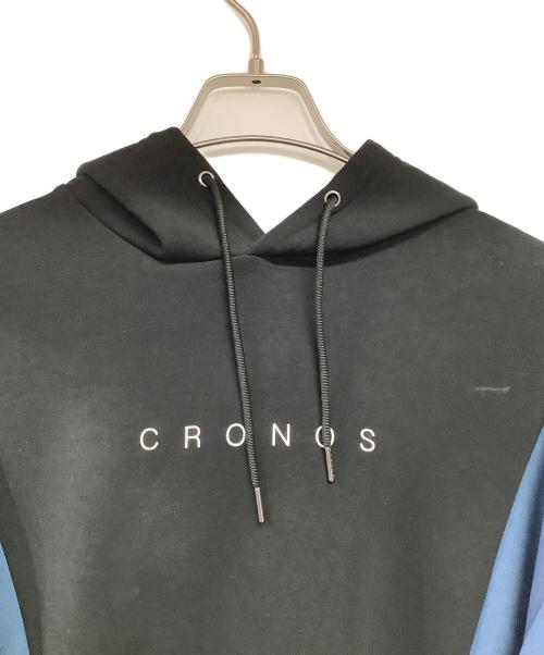 CRONOS（クロノス）CRONOS (クロノス) セットアップ ブラック×ブルー サイズ:Ｌの古着・服飾アイテム