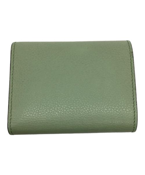 LOEWE（ロエベ）LOEWE (ロエベ) 3つ折り財布 グリーンの古着・服飾アイテム