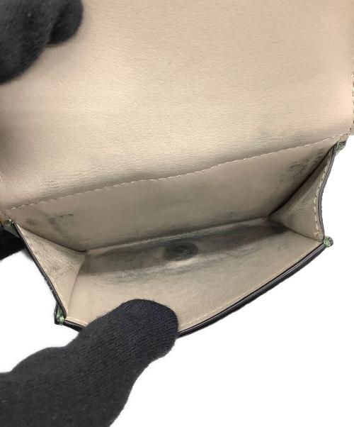 LOEWE（ロエベ）LOEWE (ロエベ) 3つ折り財布 グリーンの古着・服飾アイテム