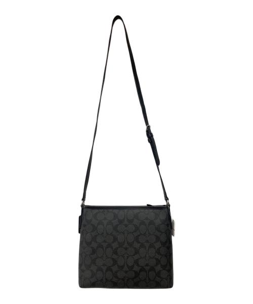 COACH（コーチ）COACH (コーチ) シグネチャー ショルダーバッグ ブラックの古着・服飾アイテム
