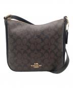 COACHコーチ）の古着「ヴァル ダッフル シグネチャー キャンバス」｜ブラウン