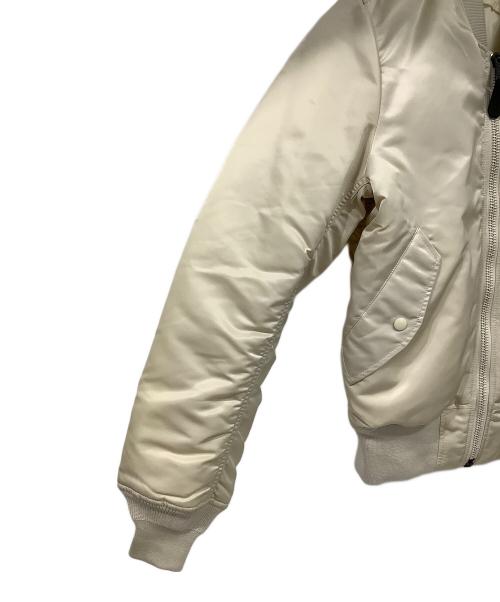 ALPHA（アルファ）ALPHA (アルファ) MA-1ジャケット ホワイト サイズ:Sの古着・服飾アイテム