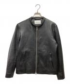 Adam et Ropeアダム エ ロペ）の古着「ラムレザージャケット」｜ブラック