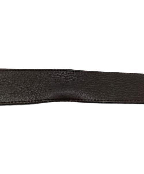 GUCCI（グッチ）GUCCI (グッチ) レザーベルト ブラックの古着・服飾アイテム