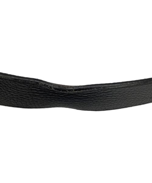 GUCCI（グッチ）GUCCI (グッチ) レザーベルト ブラックの古着・服飾アイテム