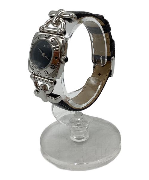 GUCCI（グッチ）GUCCI (グッチ) リストウォッチ ブラックの古着・服飾アイテム