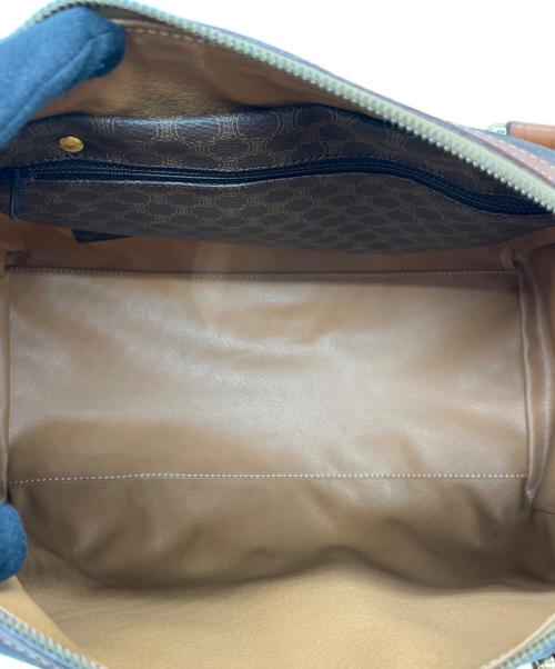 CELINE（セリーヌ）CELINE (セリーヌ) マカダム ボストンバッグ ブラウンの古着・服飾アイテム