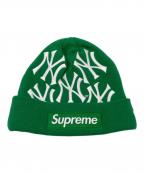 SUPREME×New Eraシュプリーム×ニューエラ）の古着「ニットキャップ」｜グリーン