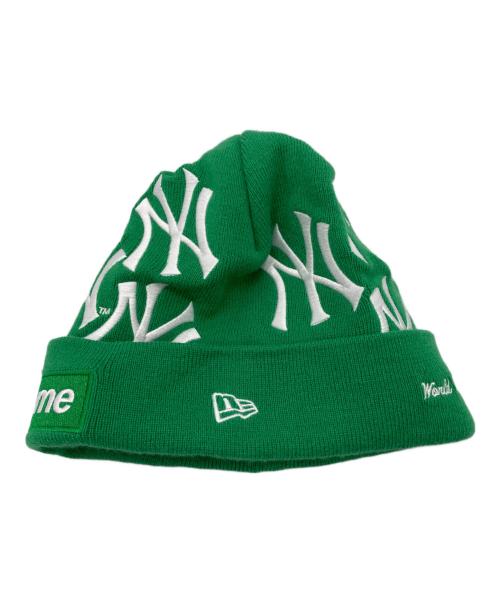SUPREME（シュプリーム）SUPREME (シュプリーム) New Era (ニューエラ) ニットキャップ グリーンの古着・服飾アイテム