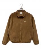NIKEナイキ）の古着「ハリントンジャケット」｜ブラウン