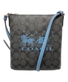 COACH（コーチ）の古着「シグネチャー ホース アンド スレイ」｜ブラック