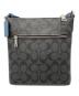 中古・古着 COACH (コーチ) シグネチャー ホース アンド スレイ ブラック：20000円