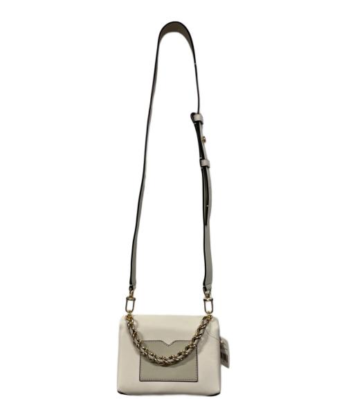 MICHAEL KORS（マイケル・コース）MICHAEL KORS (マイケル・コース) ワンショルダーバッグ ホワイトの古着・服飾アイテム